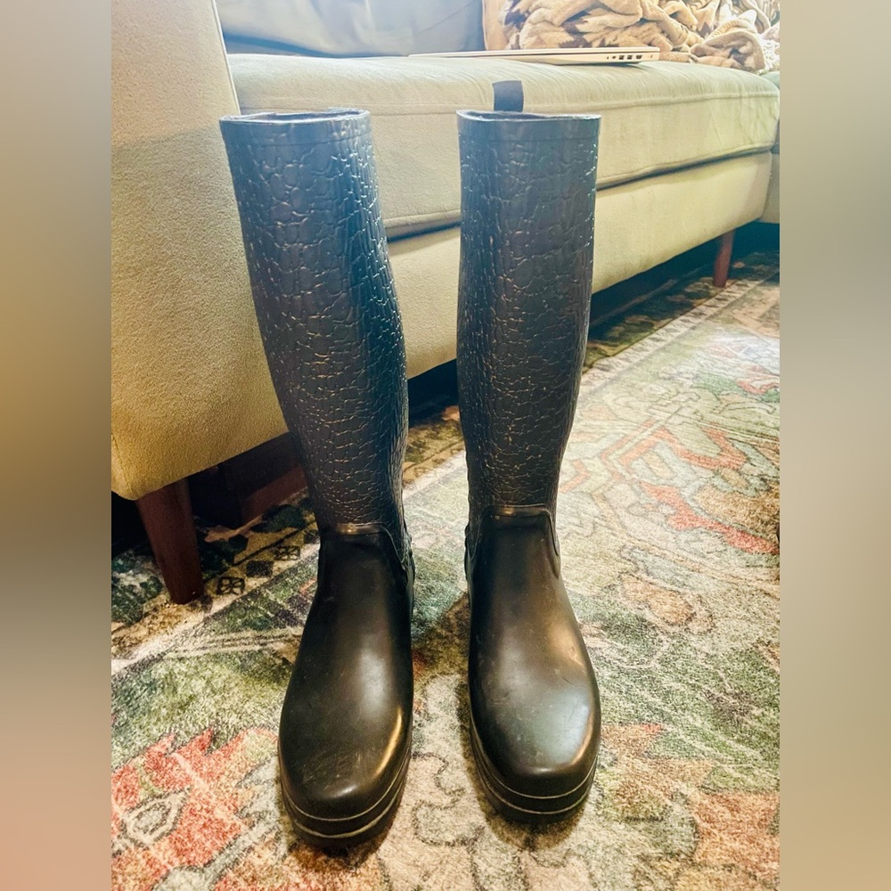 Kenneth Cole Black “Midnight Rain” Boots